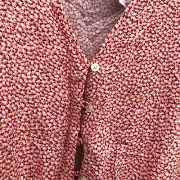 Gap Factory Pink Floral Tie Waist Romper - Picture 4 of 5